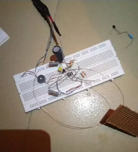 system on breadboard