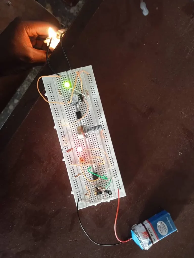 Testing on breadboard