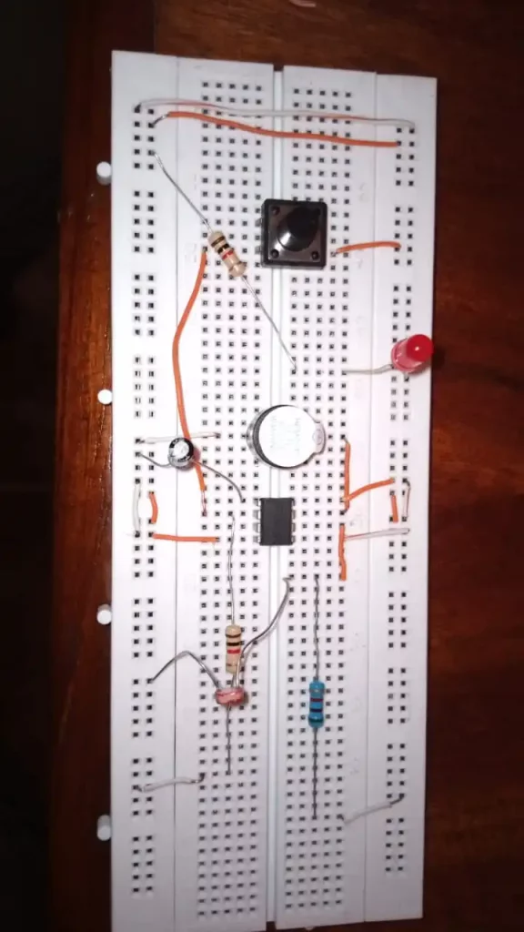 system on breadboard