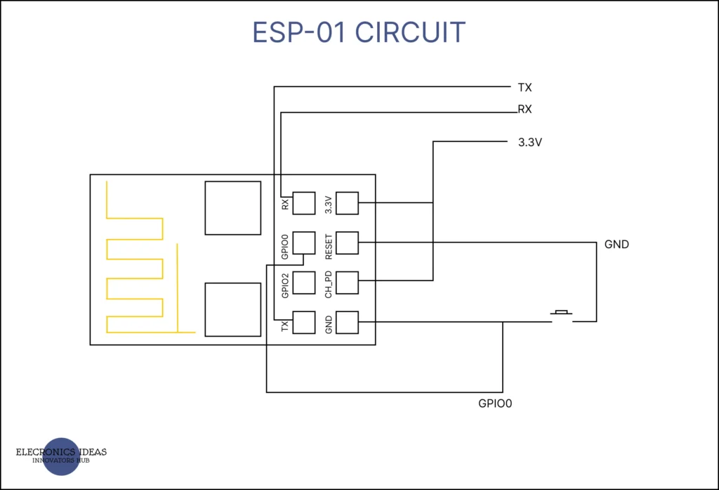 ESP 01 circuit